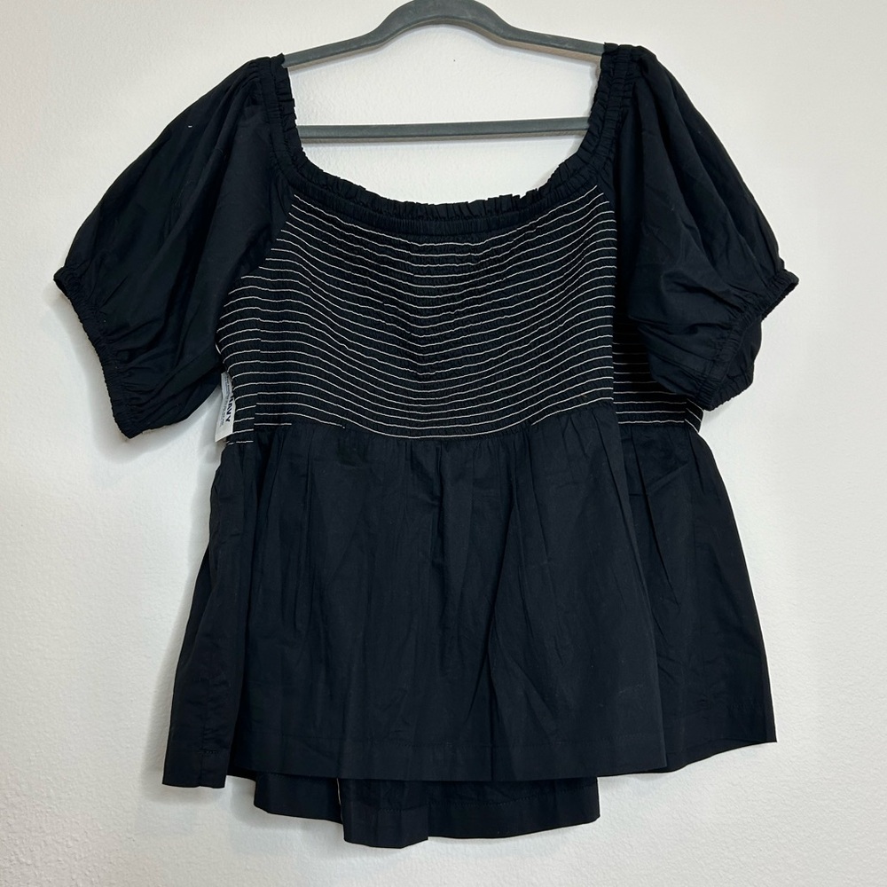 NWT- Old Navy- Black - Off Shoulder Top- size 3X